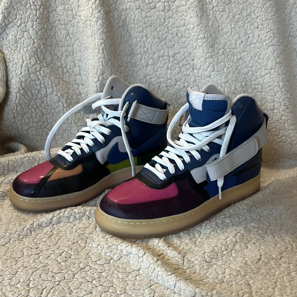 Nike Air Force 1 Multicolor High-Top Sneakers Men’s 7.5  Women’s 9